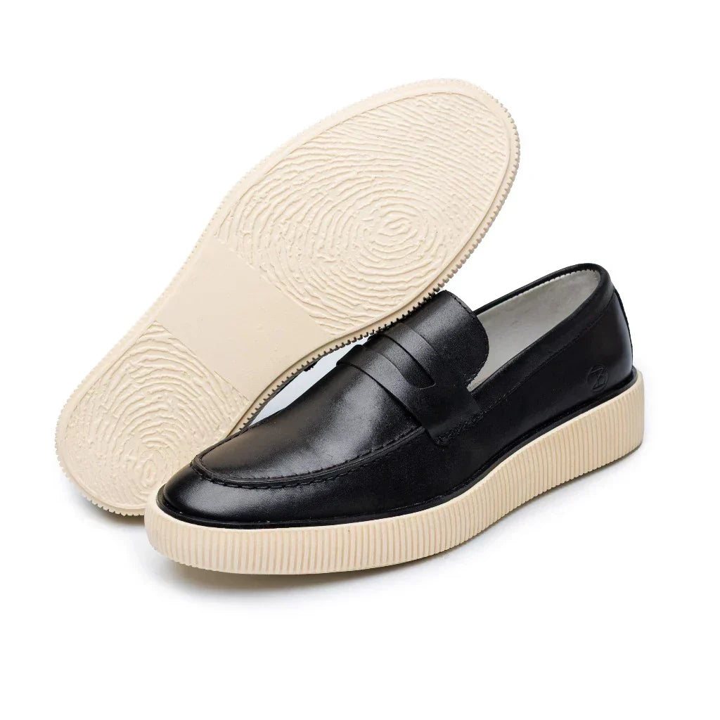 Sapato Social Masculino Mocassim Couro Legítimo Casual