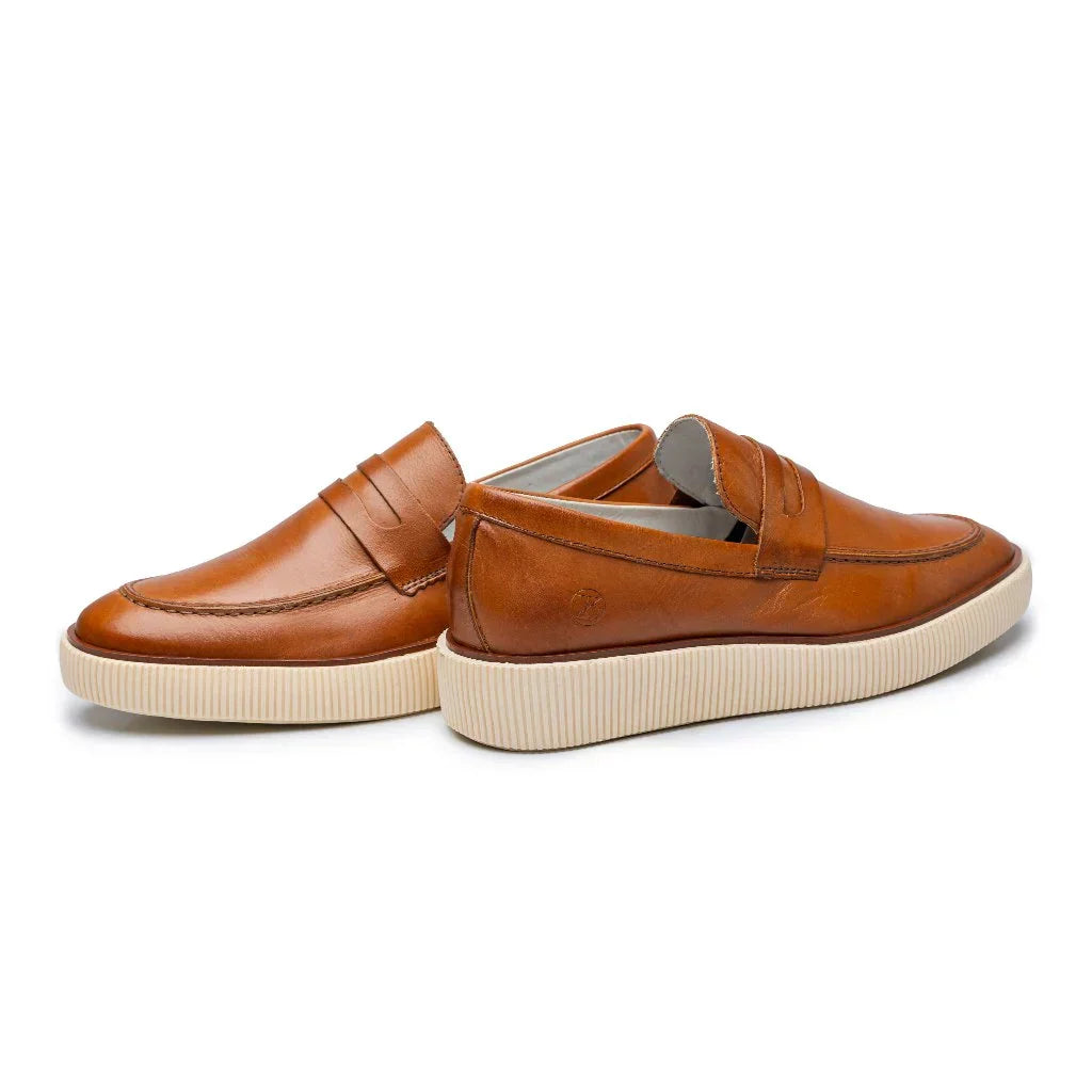 Sapato Social Masculino Mocassim Couro Legítimo Casual