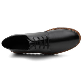 Sapato Social Masculino Esporte Fino Derby Preto Sola Alta